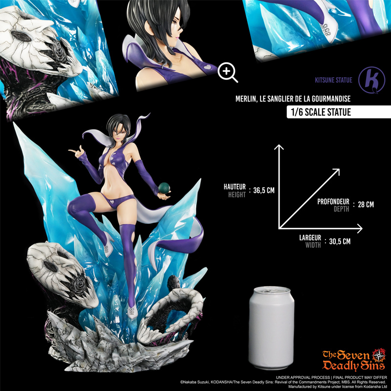 Seven Deadly Sins Statue 1/6 Merlin 36,5cm